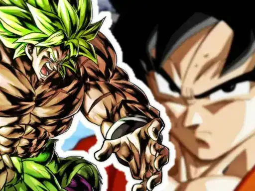 Dragon Ball Super chapter 93 First image of the manga with Broly in berserk mode