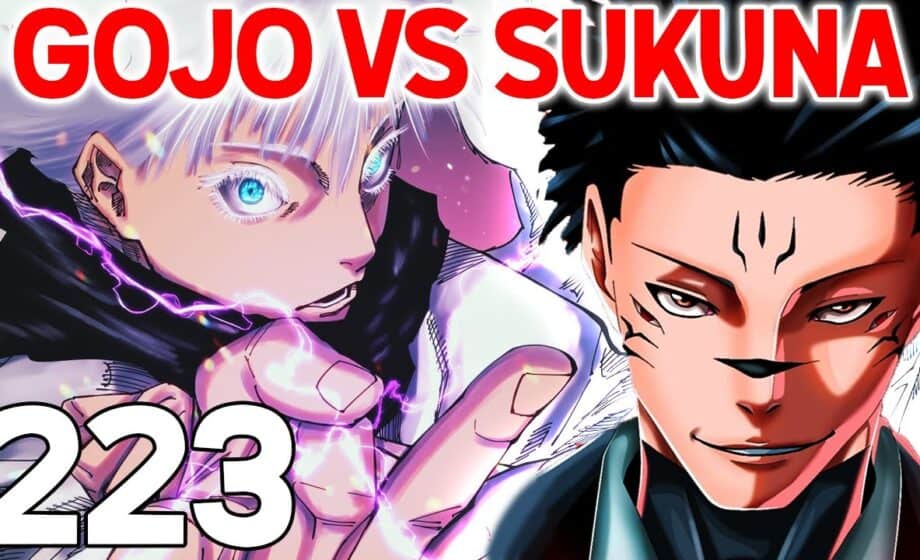 Jujutsu Kaisen Chapter 223 Gojo vs sukuna