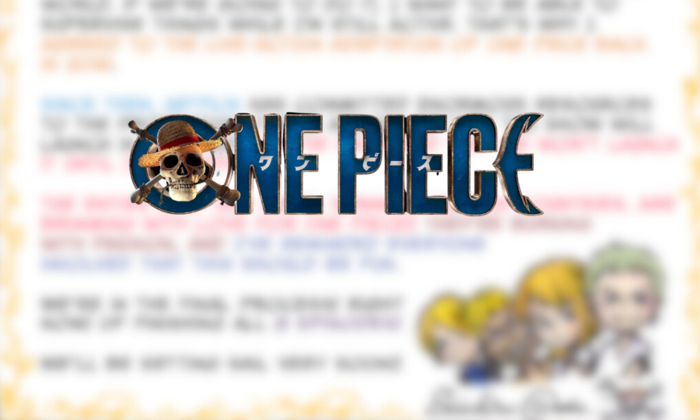 The author of One Piece may delay Netflix's Live Action "until I'm satisfied."
