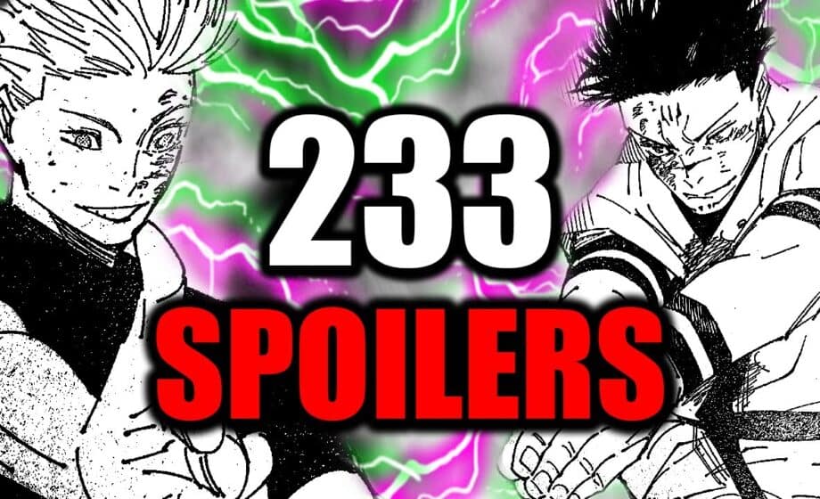 Jujutsu Kaisen Chapter 233 Spoilers Sukuna vs gojo