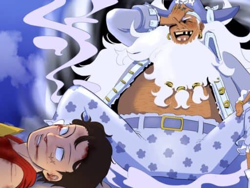 One piece 1102 One piece Blackbeard grabs Luffy's Demon Fruit and the incredible power of the Gear 5