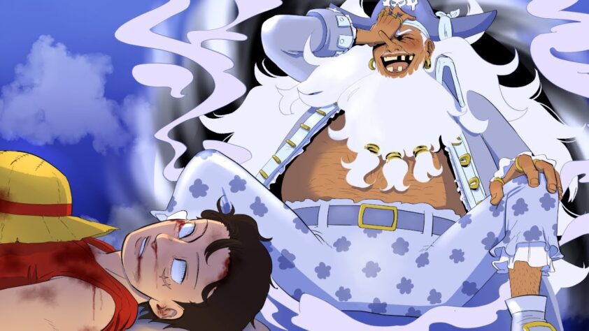 One piece 1102 One piece Blackbeard grabs Luffy's Demon Fruit and the incredible power of the Gear 5