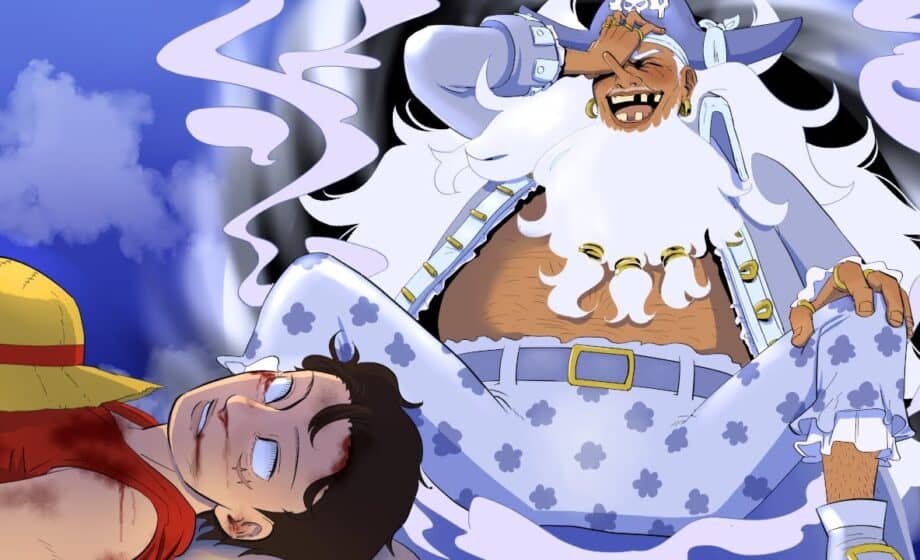 One piece 1102 One piece Blackbeard grabs Luffy's Demon Fruit and the incredible power of the Gear 5