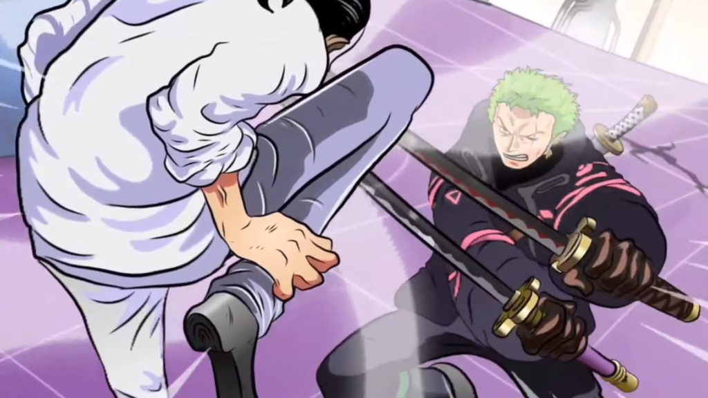 ONE PIECE 1102 Zoro vs Rob Lucci