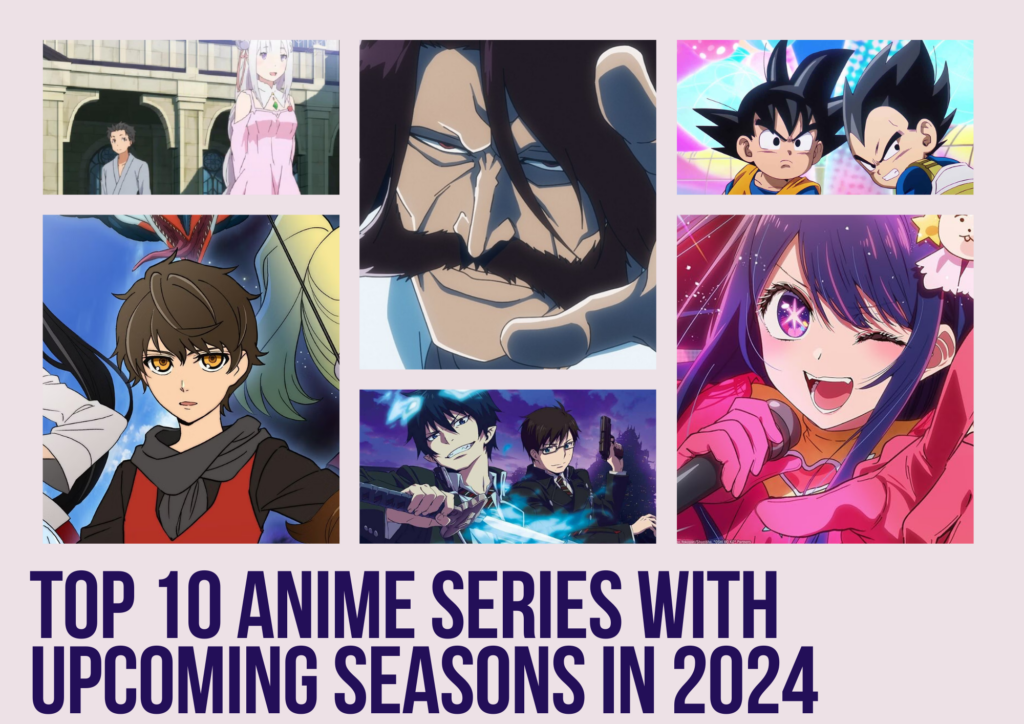 top 10 anime series with upcoming seasons in 2024