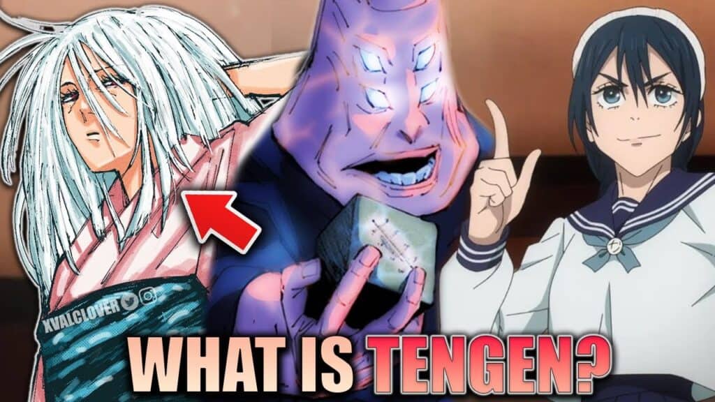 Why is Master Tengen appearance explained by the Immortality Technique?