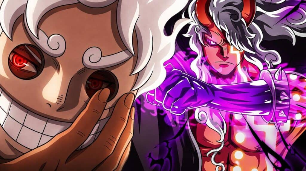 How does the Luffy Gear 5 vs Imu Sama clash reveal the 'Eternal Flame'?