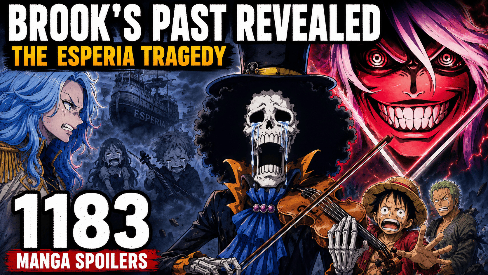 Brook's Past Revealed in One Piece 1183 Manga Spoilers: The Esperia Tragedy